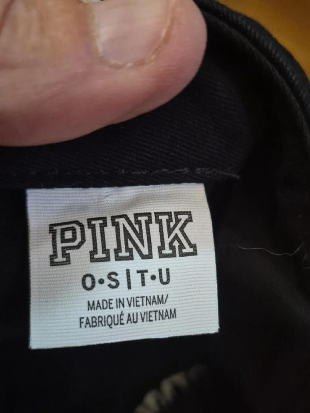 PINK Victoria's Secret Black Kids Logo Cap - Picture 3 of 3